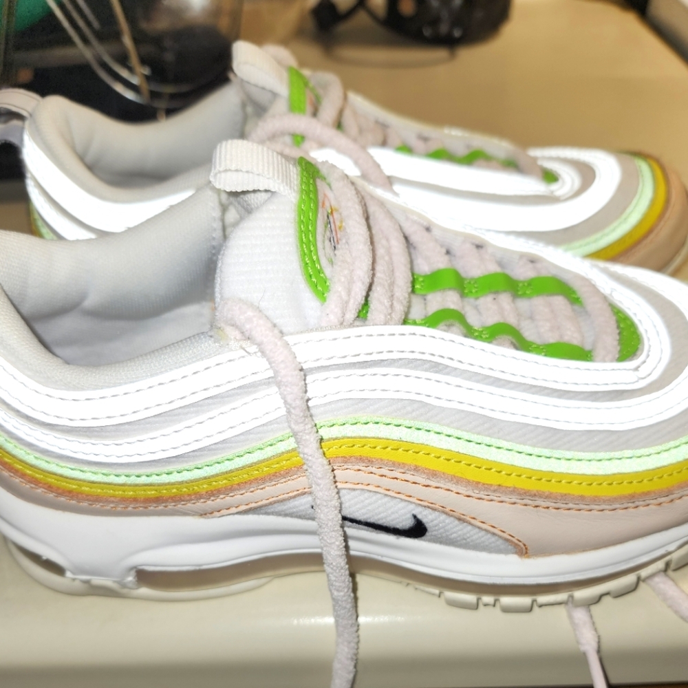 Nike Kids Air Max 97 - White and Neon